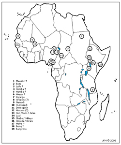 The distribution of remnant languages